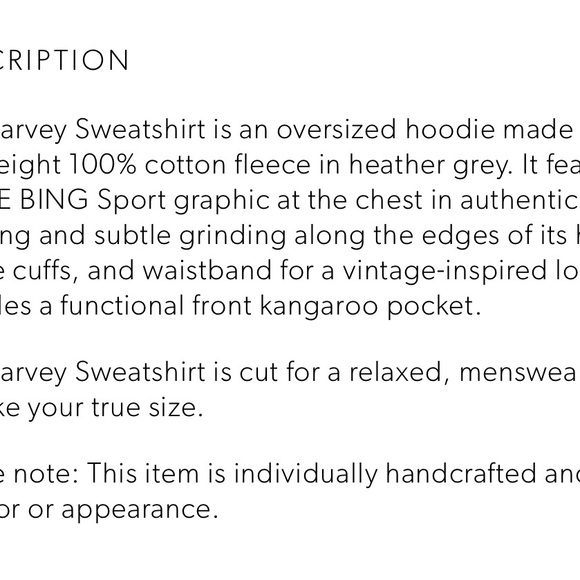 Anine Bing Harvey Sweatshirt - Picture 5 of 6